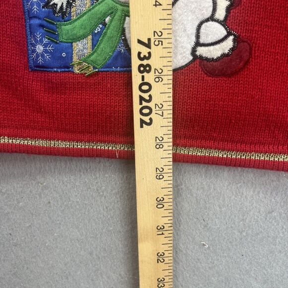 White Stag Snowmen Christmas Tree Sweater Vest Ugly Sweater Party Holiday XXL - Picture 11 of 13